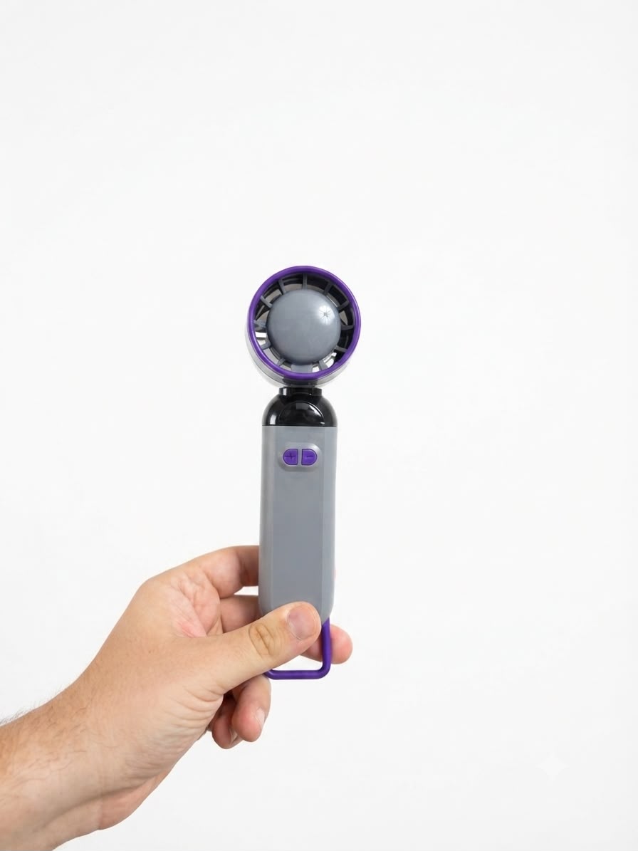 Taşınabilir Şarjlı El Fanı – Güçlü Turbo Soğutucu 100 Kademeli USB Mini Fan Mini Turbo El Fanı USB Şarjlı – Sessiz ve Güçlü Taşınabilir Fan