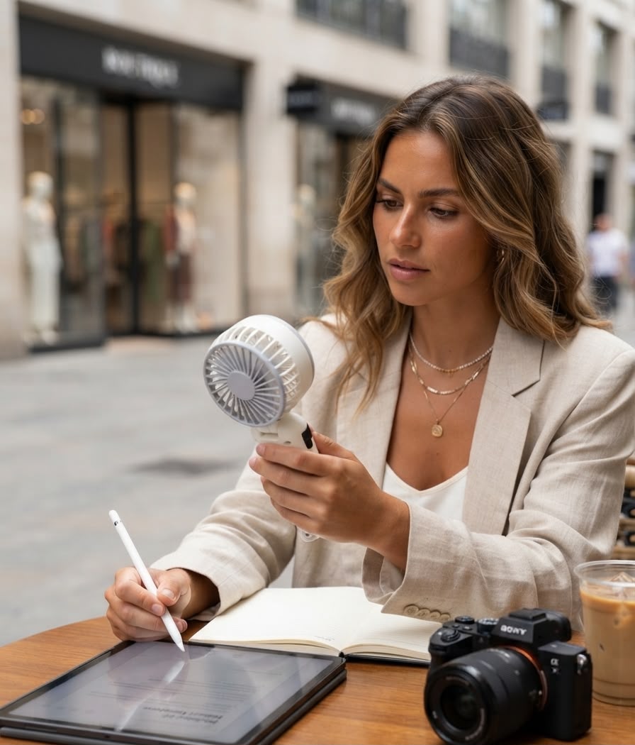Taşınabilir Şarjlı El Fanı – Güçlü Turbo Soğutucu 100 Kademeli USB Mini Fan Mini Turbo El Fanı USB Şarjlı – Sessiz ve Güçlü Taşınabilir Fan