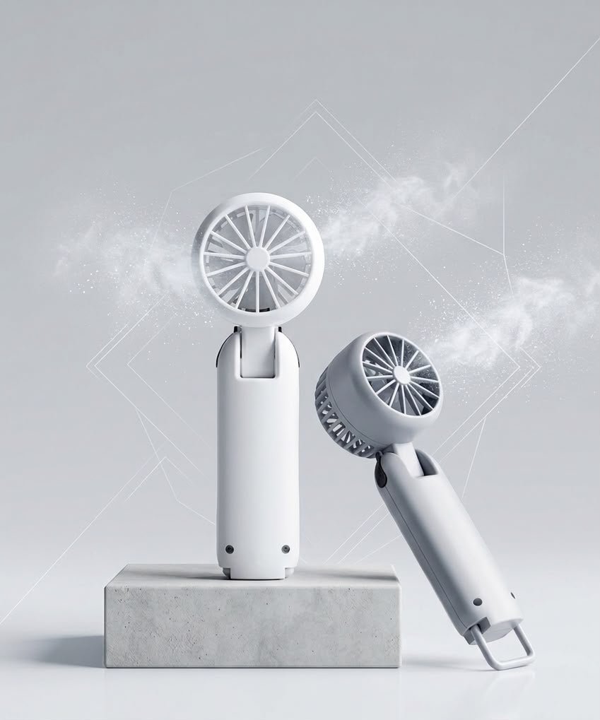 Taşınabilir Şarjlı El Fanı – Güçlü Turbo Soğutucu 100 Kademeli USB Mini Fan Mini Turbo El Fanı USB Şarjlı – Sessiz ve Güçlü Taşınabilir Fan